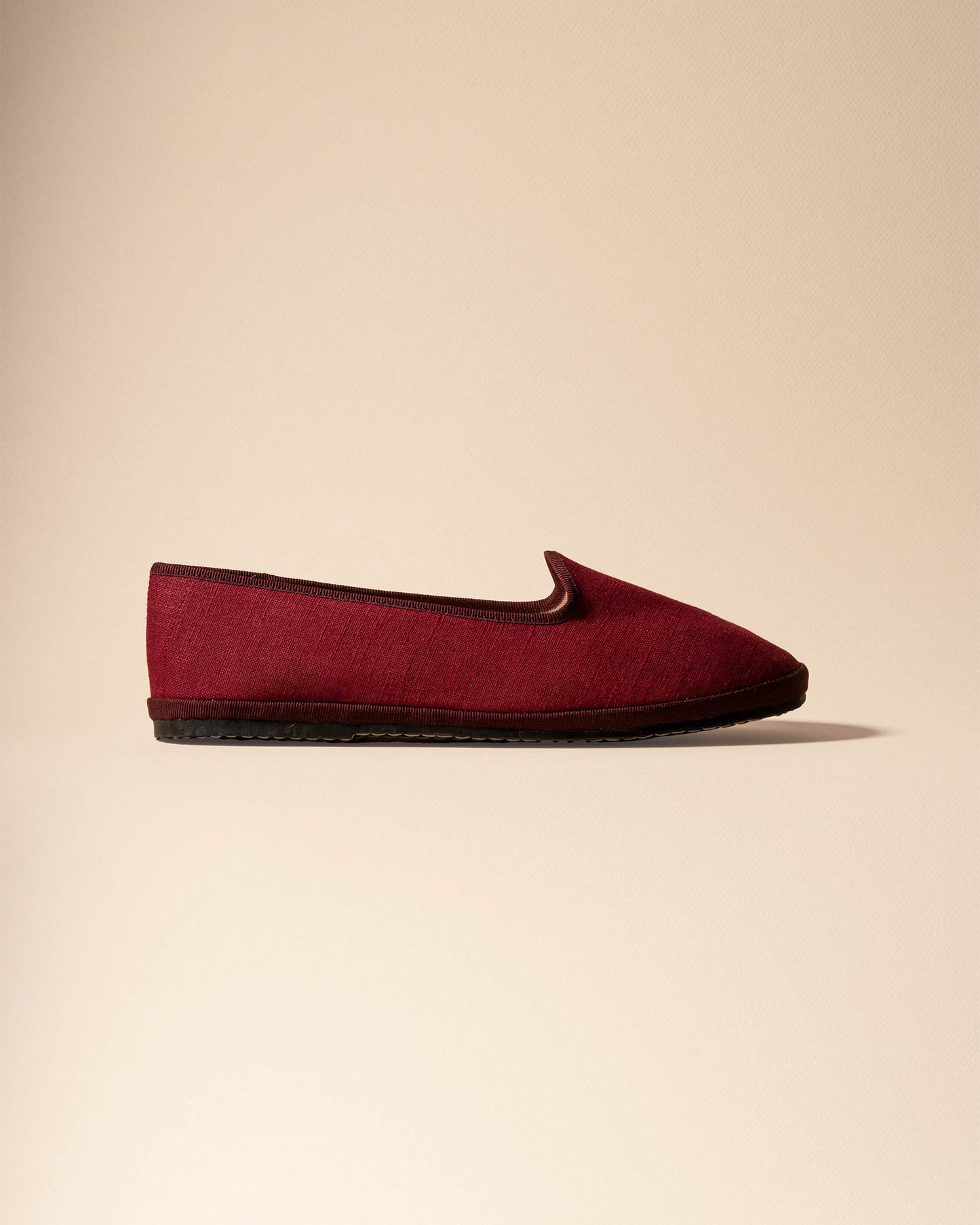 Friulane Classiche in lino burgundy