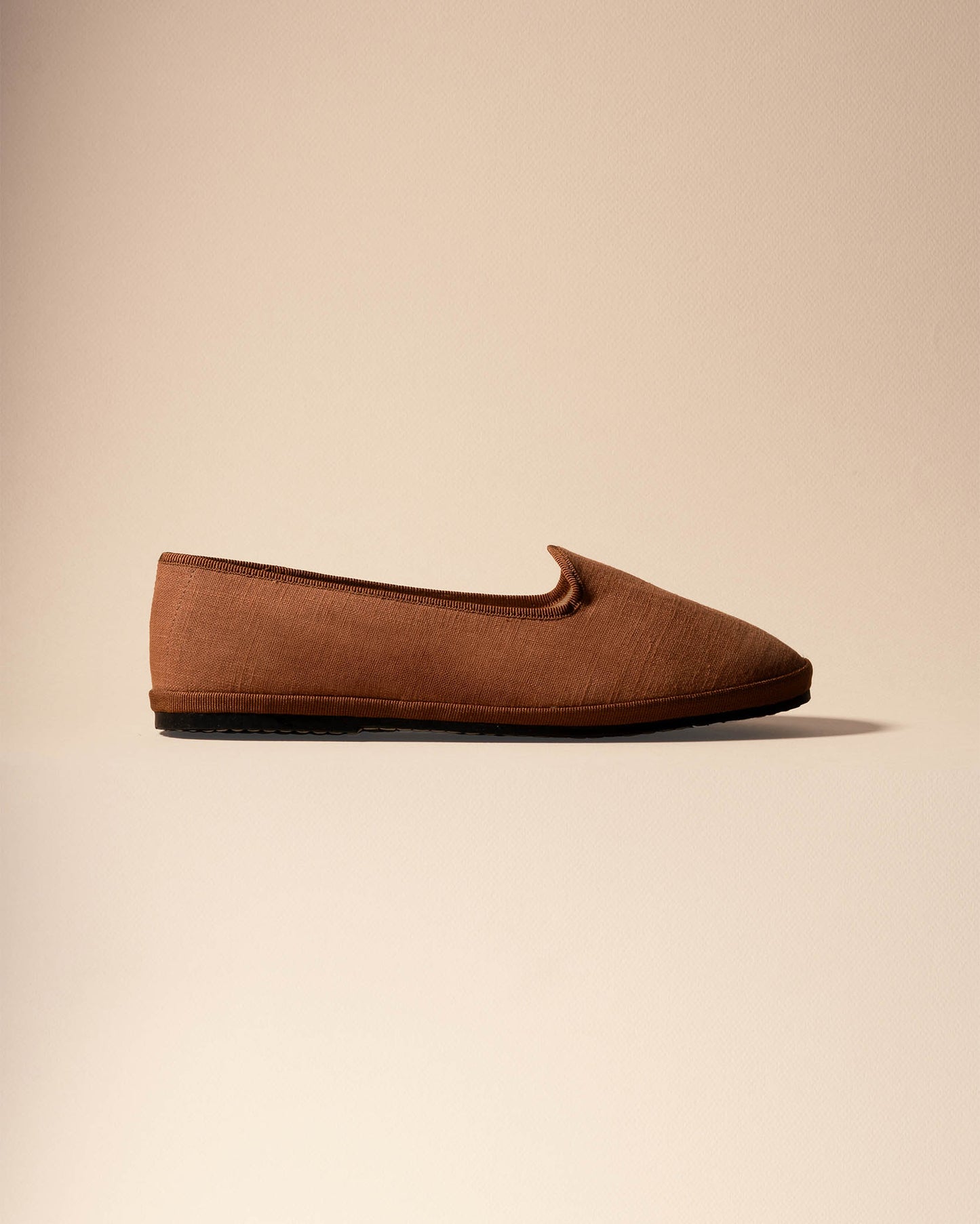 Friulane Classiche in lino marrone