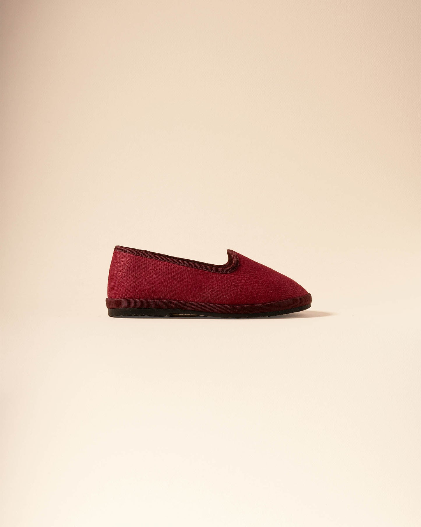 Friulane Classiche in lino burgundy
