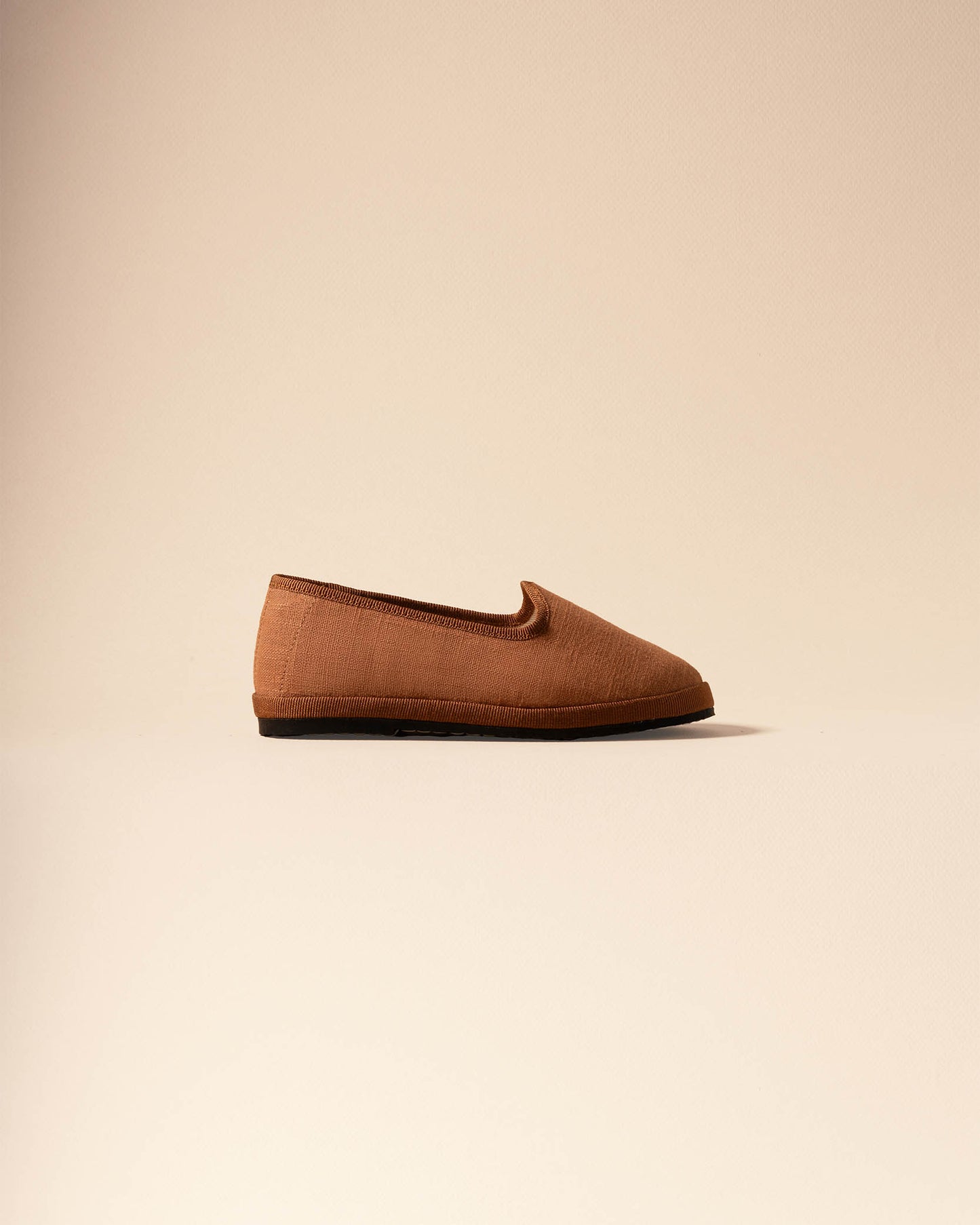 Friulane Classiche in lino marrone