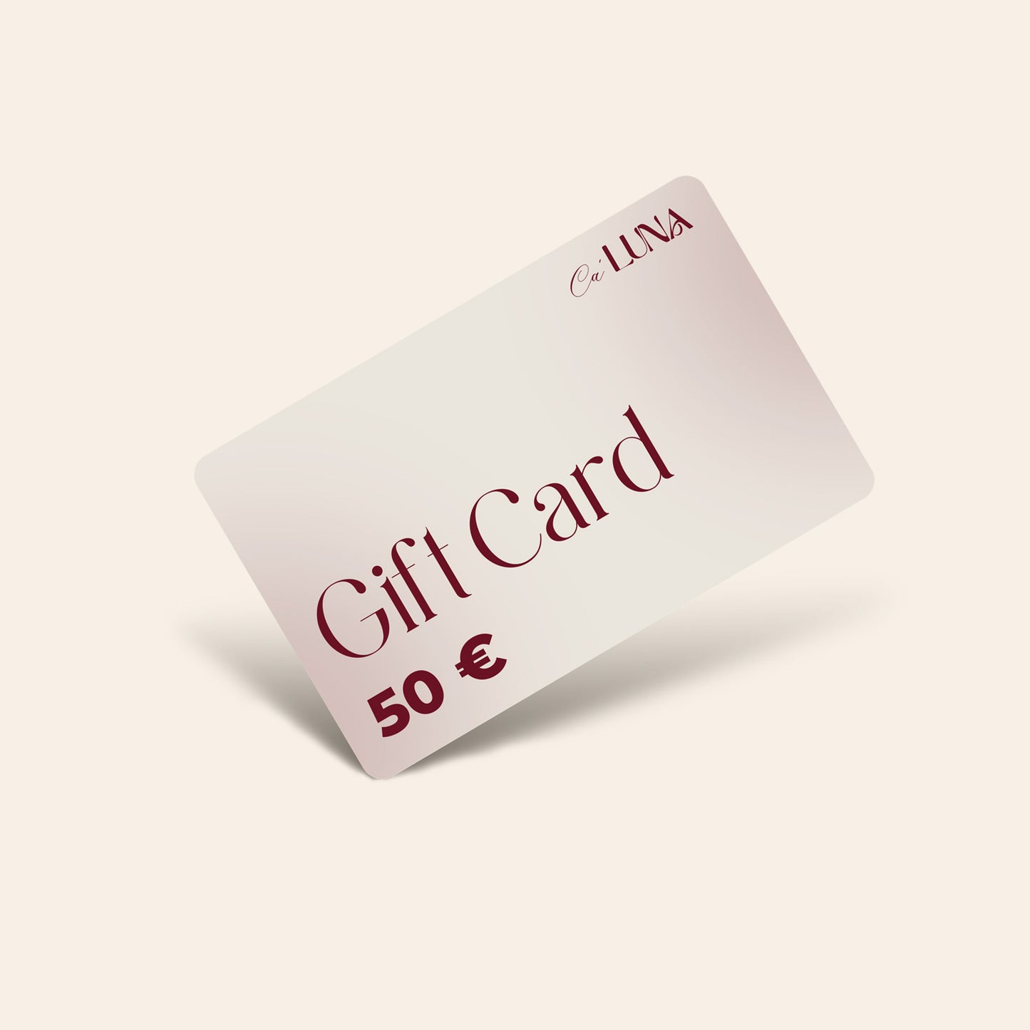 Gift Card Cà Luna Venice