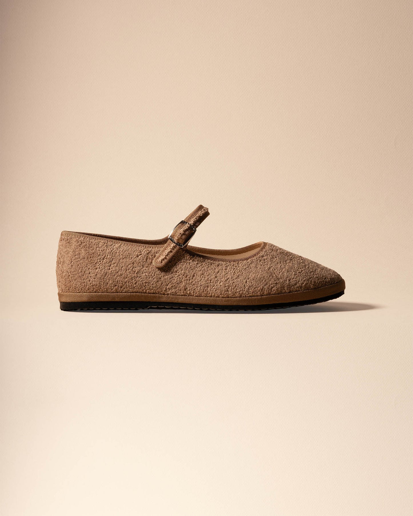 Friulane Mary Jane in spugna beige