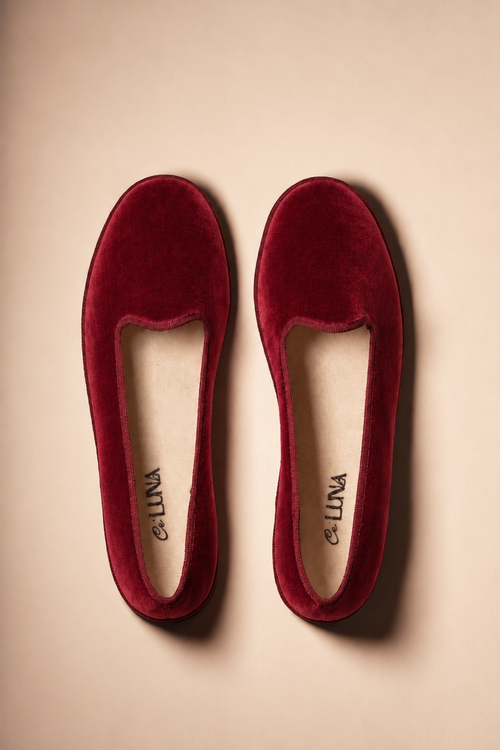 Friulane Classiche in velluto Burgundy