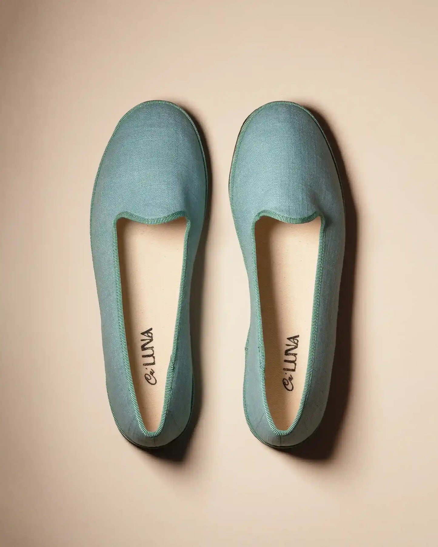 Friulane Classiche in lino azzurro