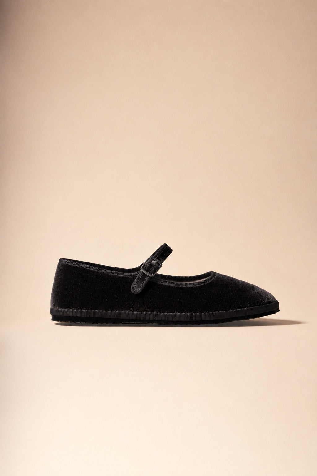 Friulane Mary Jane in velluto Nero