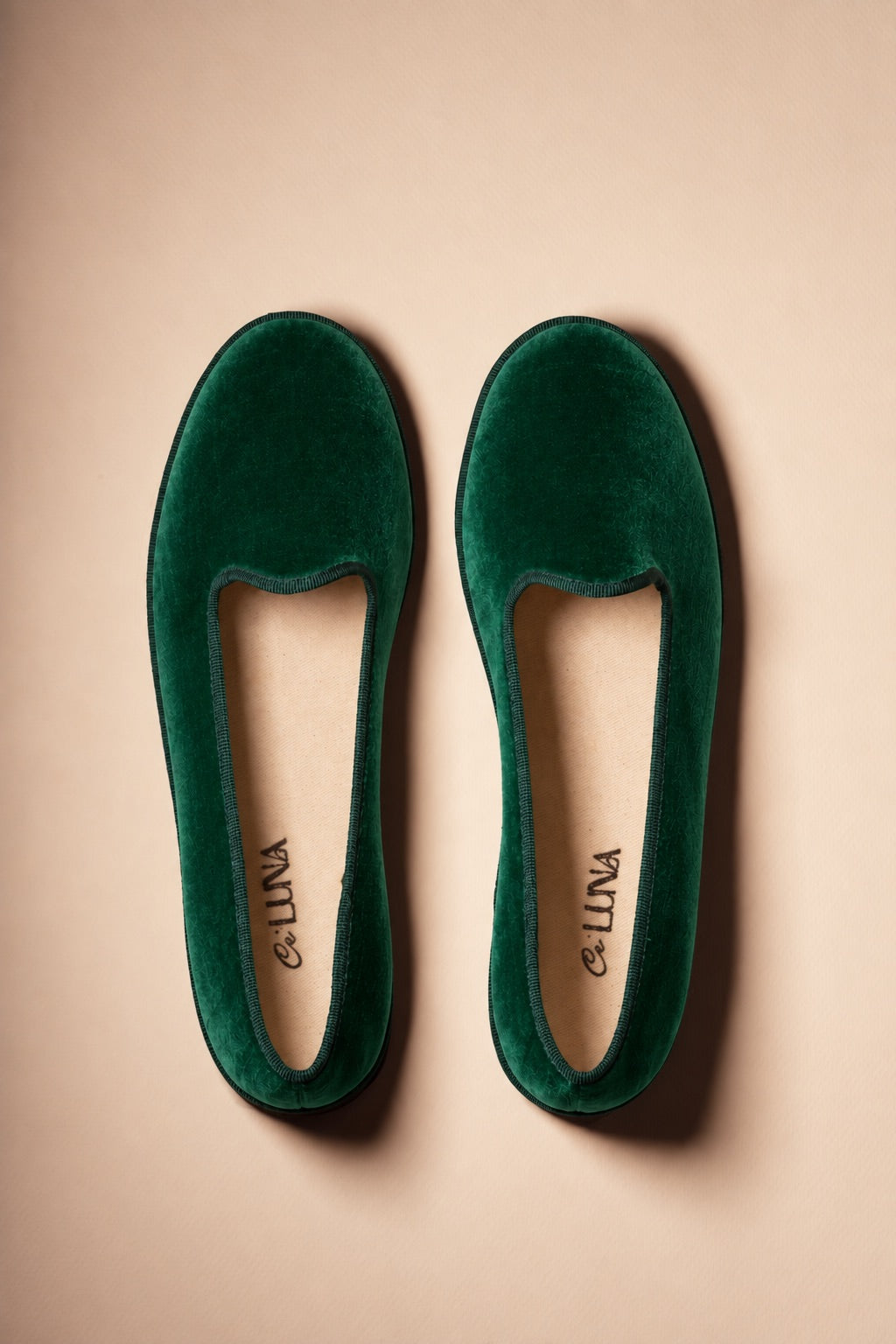 Friulane Classiche in velluto Verde Petrolio